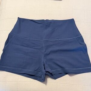 Lululemon Nulu Shorts with Pockets - Blue
